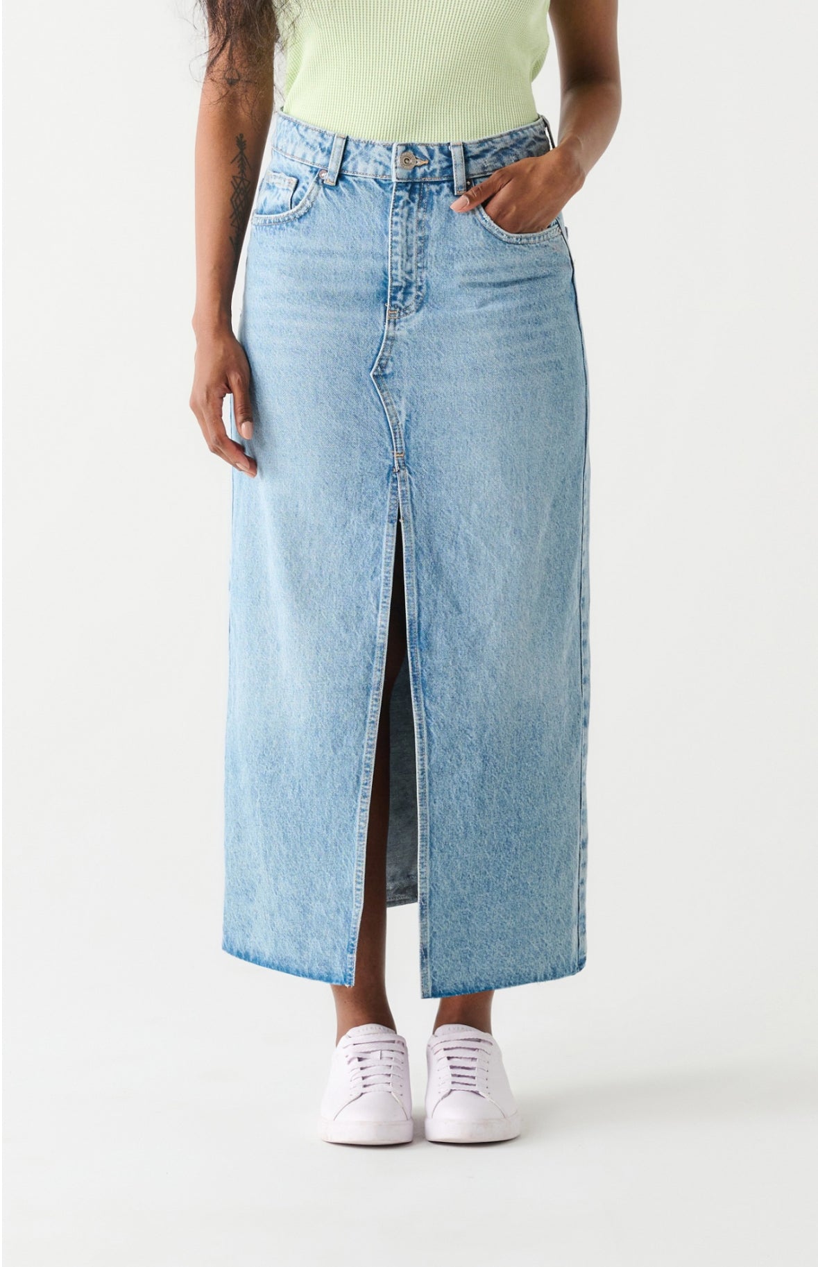 Maxi Denim Skirt – LaBelle Boutique 1984